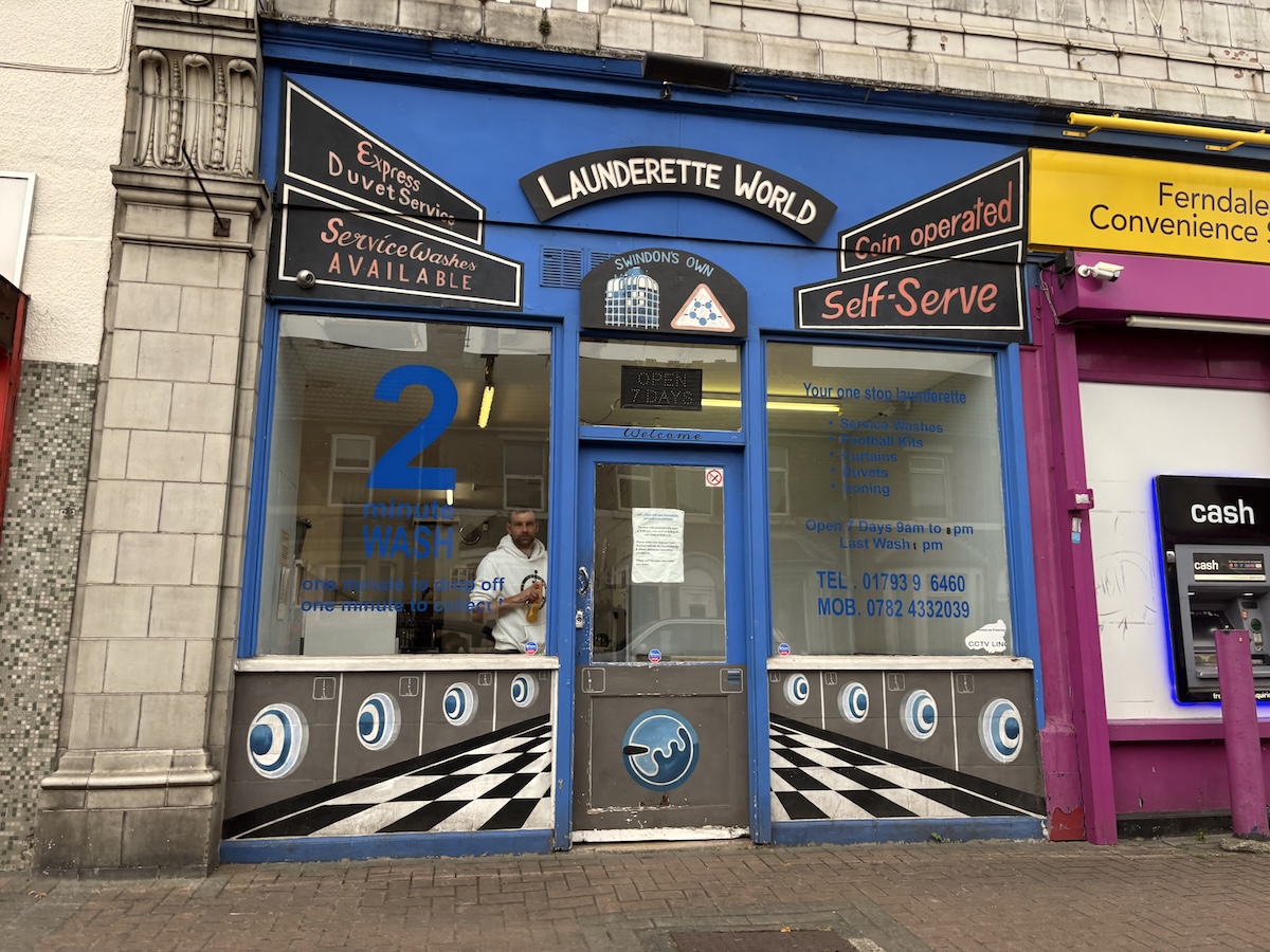 The Launderette Welcome To Swindon the-launderette-welcome-to-swindon
